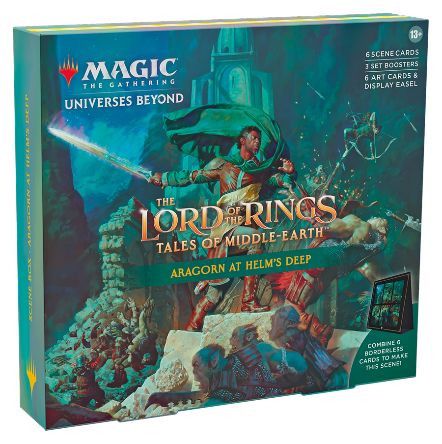 Aragorn at Helm's Deep - Holiday Scene Box, The Lord of the Rings: Tales of Middle-earth (Magic: The Gathering)